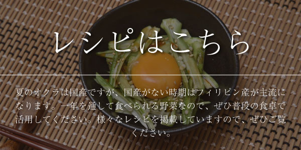 オクラ レシピ